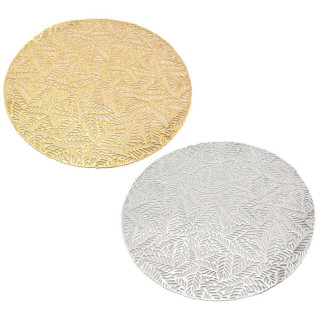 Mata 38cm tworzywo srebrny/złoty mix